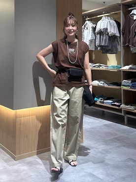 「GLOBAL WORK（グローバルワーク）のアイテム」を使った、aichangwさん（レディース・164cm）の夏コーディネート