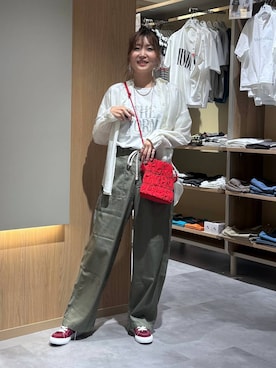 「GLOBAL WORK（グローバルワーク）のアイテム（パンツ）」を使った、aichangwさん（レディース・164cm）の夏コーディネート