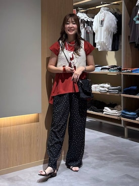 「アイテム（その他トップス、ホワイト系）」を使った、aichangwさん（レディース・164cm）の秋コーディネート
