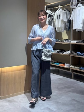 「GLOBAL WORK（グローバルワーク）のアイテム」を使った、aichangwさん（レディース・164cm）の夏コーディネート