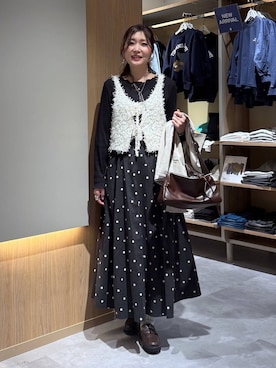 「アイテム（ジャケット/アウター）」を使った、aichangwさん（レディース・164cm）の春コーディネート