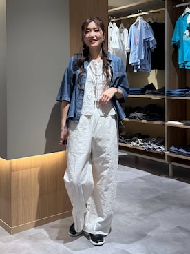 「GLOBAL WORK（グローバルワーク）のアイテム」を使った、aichangwさん（レディース・164cm）の夏コーディネート