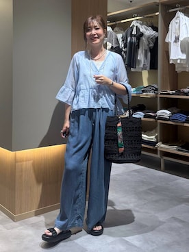 「GLOBAL WORK（グローバルワーク）のアイテム」を使った、aichangwさん（レディース・164cm）の夏コーディネート