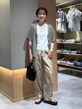 「GLOBAL WORK（グローバルワーク）のアイテム」を使った、aichangwさん（レディース・164cm）の夏コーディネート