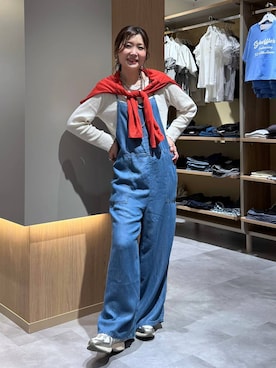 「LEPSIM（レプシィム）の3連ボールネックレス　287544（ネックレス、シルバー系）」を使った、aichangwさん（レディース）の夏コーディネート