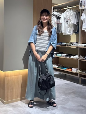 「GLOBAL WORK（グローバルワーク）のアイテム（パンツ）」を使った、aichangwさん（レディース・164cm）の夏コーディネート