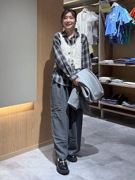 「GLOBAL WORK（グローバルワーク）のアイテム（ブルゾン）」を使った、aichangwさん（レディース・164cm）の春コーディネート