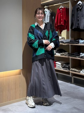 「GLOBAL WORK（グローバルワーク）の365日マイスタイルシャツ/571317（シャツ/ブラウス、ホワイト系）」を使った、aichangwさん（レディース）の秋コーディネート