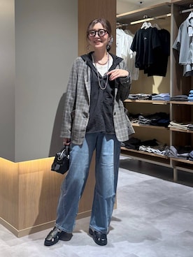 「GLOBAL WORK（グローバルワーク）のアイテム（ジャケット/アウター）」を使った、aichangwさん（レディース・164cm）の春コーディネート