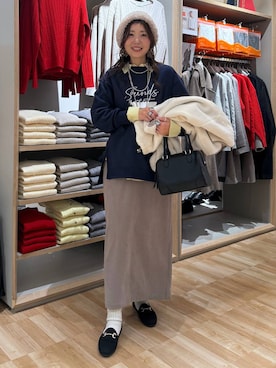 「GLOBAL WORK（グローバルワーク）のアイテム（ブルゾン）」を使った、aichangwさん（レディース・165cm）の春コーディネート