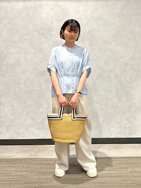 「ブルーコーデ」｜chiさん（レディース・149cm）の夏コーディネート