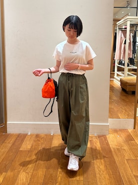 「アイテム（その他パンツ）」を使った、chiさん（レディース・149cm）の夏コーディネート