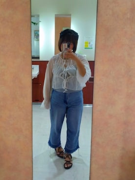 「Auntie Rosa（アンティローザ）のアイテム」を使った、utmachanさん（レディース・151cm）の夏コーディネート