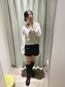 「アイテム（その他）」を使った、mayuさん（レディース・160cm）の秋コーディネート