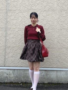 「アイテム（その他）」を使った、mayuさん（レディース・160cm・20代）の秋コーディネート