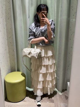 「Remind me and forever（リマインドミーアンドフォーエバー）のアイテム」を使った、mayu⌇骨ナチュコーデさん（レディース・160cm）の春コーディネート