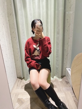 「アイテム（その他）」を使った、mayuさん（レディース・160cm）の秋コーディネート