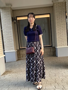 「アイテム（その他）」を使った、mayuさん（レディース・160cm）の夏コーディネート