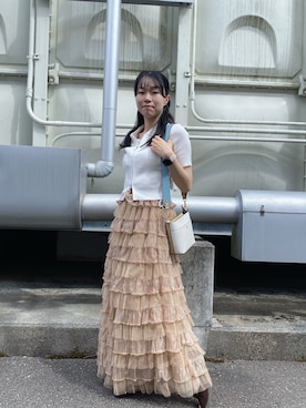 「アイテム（その他）」を使った、mayuさん（レディース・160cm）の夏コーディネート