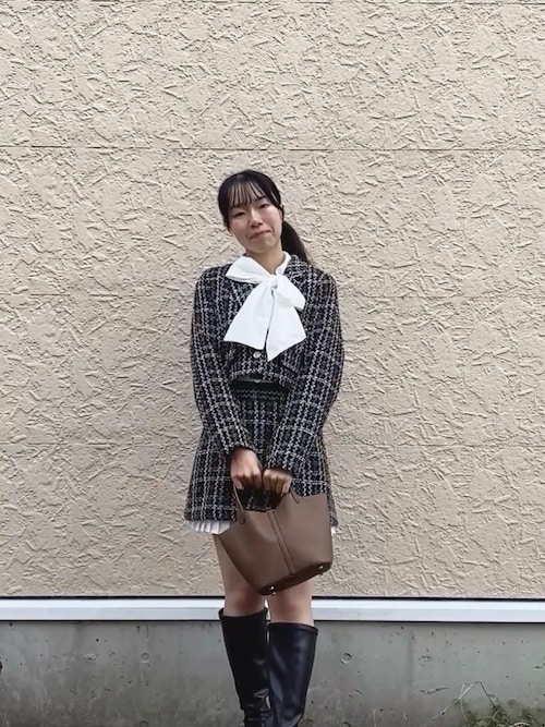 週末限定最終お値下げ　カネコイサオ　レアー豪華ツイードジャケット KANEKOISAO カネコイサオ フォックスファーツイードジャケット - メルカリ