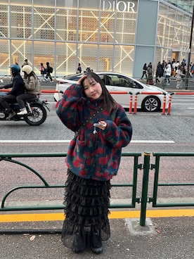 「アイテム（ブルゾン）」を使った、にきちささん（レディース・158cm）の秋コーディネート