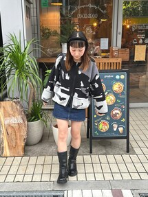 【ゴールドバックル】バックル飾り、ミドルブーツ(22-38) SPINNS(スピンズ)の「合皮バックル付きミドルブーツ(ブーツ