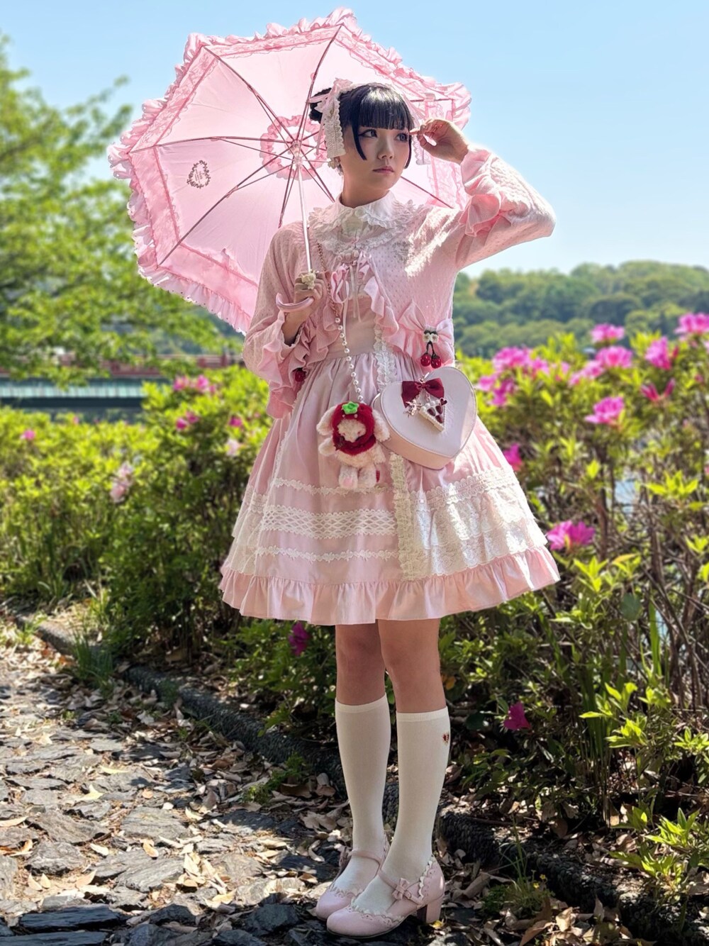ベイビーザスターズシャインブライト ボレロ ピンク カーディガン BABY,THE STARS SHINE BRIGHTのカーディガン/ボレロ（ピンク系