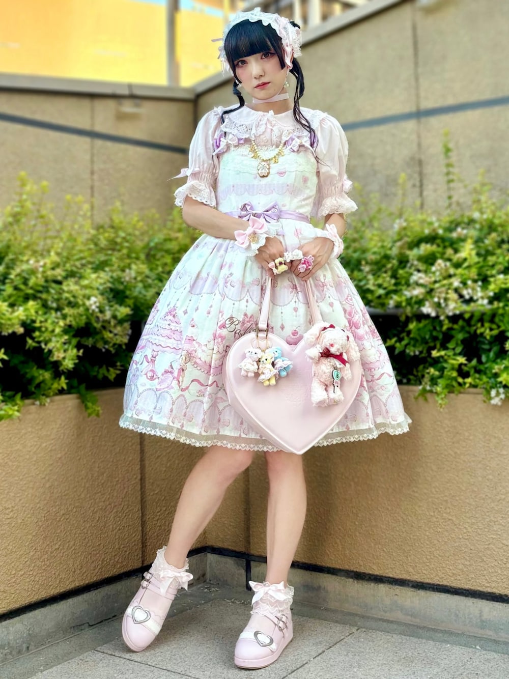 BABY, THE STARS SHINE BRIGHT 花柄ジャンパースカート BABY, THE STARS SHINE BRIGHT 花柄ジャンパースカート BABY, THE