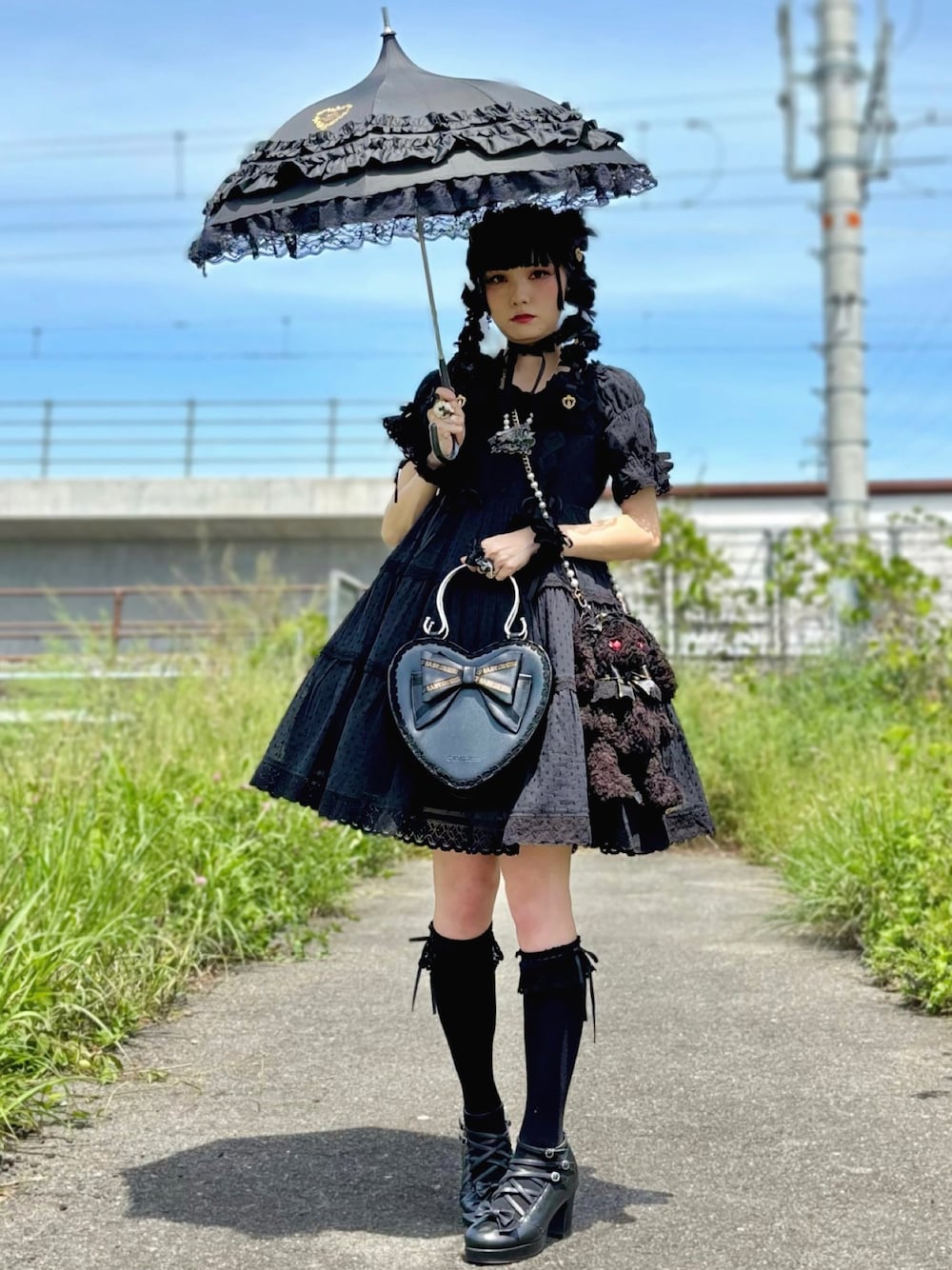 BABY, 新品 ブラック BABYメリーパゴダアンブレラ BABYメリーパゴダ