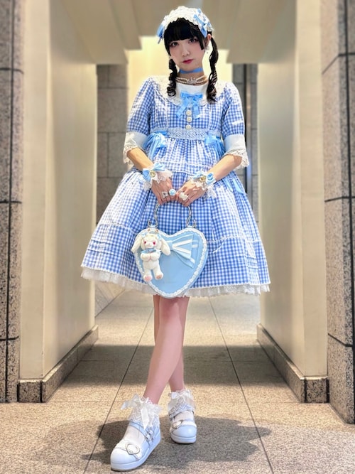 BABY,THE STARS SHINE BRIGHT ロリータワンピース 半袖 Pastoral Decoration Palette柄ワンピース – BABY, THE STARS