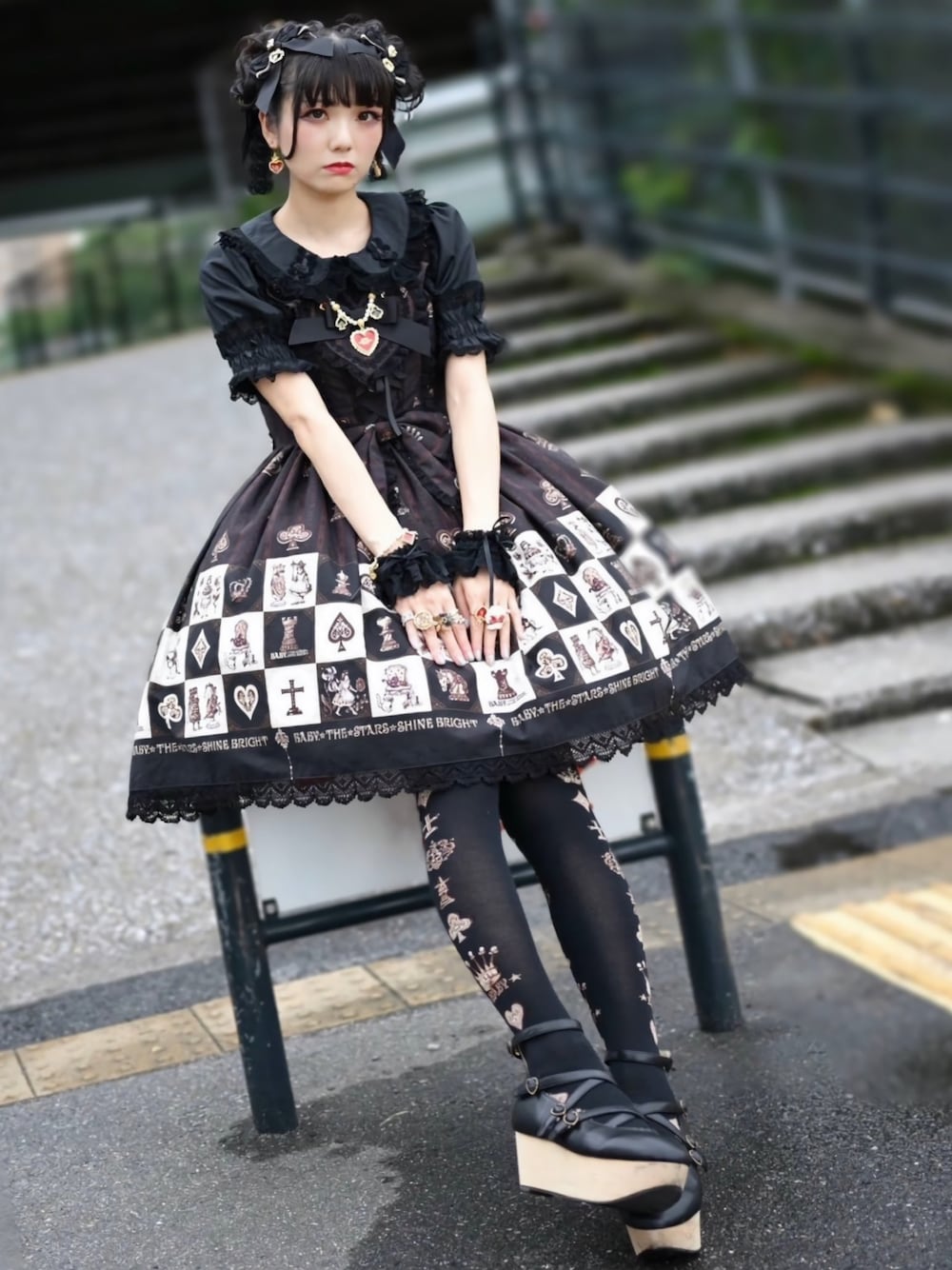 BABYTHESTARSSHINE BRIGHT 三段フリルスカート