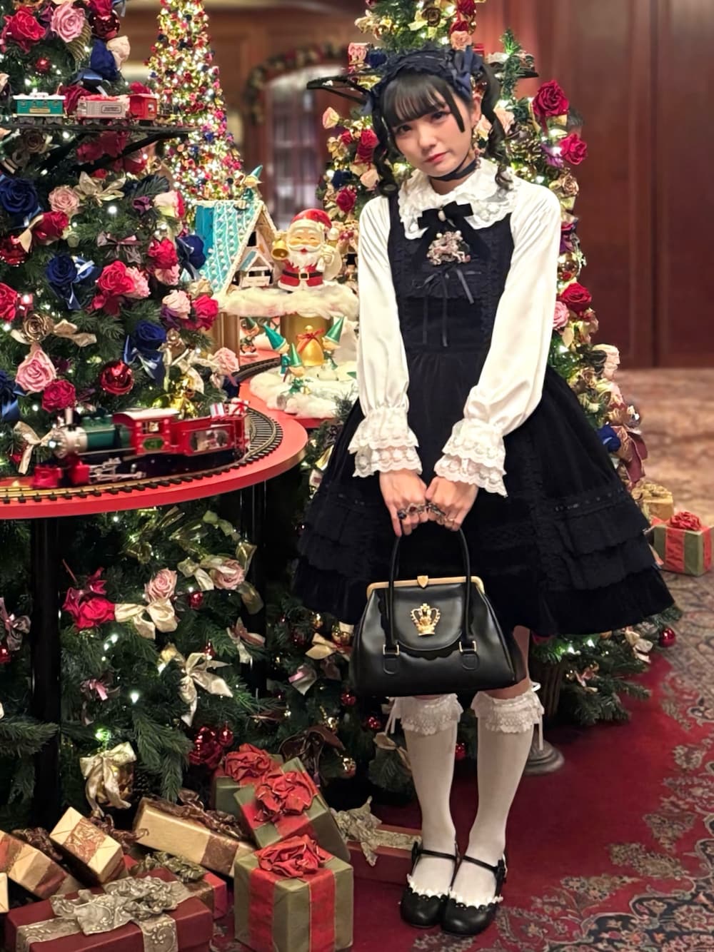 ロマンティック✭ロリータジャンパースカート★お出かけ、女子会コーデに最適 ロマンティック✭ロリータジャンパースカート☆お出かけ、女子会