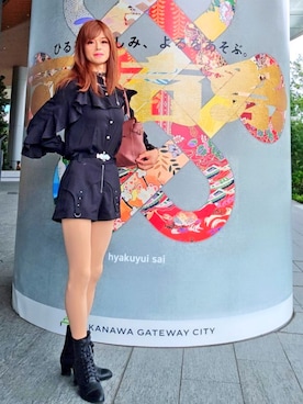🩵怜奈🩷さん（レディース・179cm・40代）の秋コーディネート
