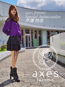 「アイテム（チョーカー）」を使った、🩵怜奈🩷さん（レディース・179cm）の秋コーディネート