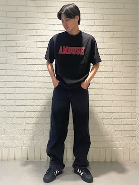 「アイテム（スニーカー）」を使った、KFさん（メンズ・175cm）の夏コーディネート