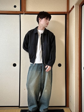 「ADRER（アドラー）のアイテム（アクセサリー）」を使った、いのこさん（メンズ・174cm）の春コーディネート