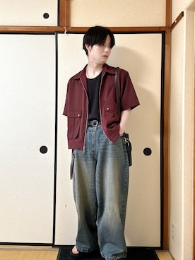 「H&M（エイチ・アンド・エム）のアイテム」を使った、いのこさん（メンズ・174cm）の春コーディネート