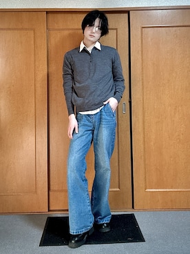 いのこさん（メンズ・174cm）の冬コーディネート