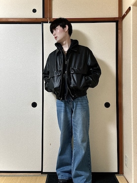 「SERACE（セラス）のアイテム（アクセサリー）」を使った、いのこさん（メンズ・174cm）の春コーディネート