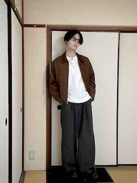 いのこさん（メンズ・174cm）の秋コーディネート