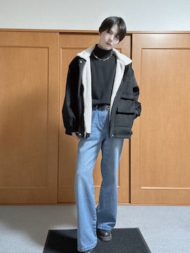 いのこさん（メンズ・174cm）の冬コーディネート