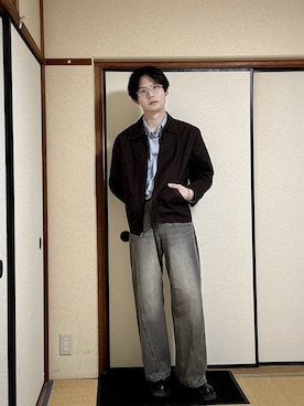 「MEMENTISM（メメントイズム）のアイテム」を使った、いのこさん（メンズ・174cm）の秋コーディネート