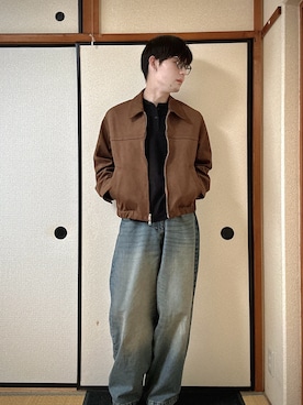 「H&M（エイチ・アンド・エム）のアイテム（パンツ）」を使った、いのこさん（メンズ・174cm）の春コーディネート