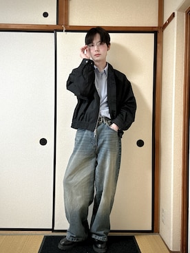 「H&M（エイチ・アンド・エム）のアイテム」を使った、いのこさん（メンズ・174cm）の春コーディネート