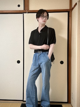 「LUENNA（ルエナ）のアイテム」を使った、いのこさん（メンズ・174cm）の夏コーディネート