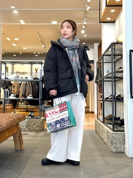 「URBAN RESEARCH DOORS WOMENS」｜「アイテム（ジャケット/アウター）」を使った、yukoさん（レディース・158cm）の冬コーディネート