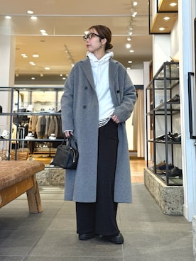 「URBAN RESEARCH」｜「アイテム（ジャケット/アウター）」を使った、yukoさん（レディース・158cm）の冬コーディネート