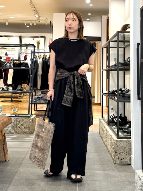 1点のみ！【撥水・接触冷感・UVカット】ハイウエストサロペット/ブラック 楽天市場】人気サロペの新素材ver.登場！【撥水・接触冷感・UV
