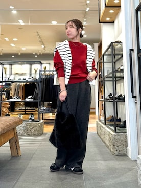 「RODE SKO（ロデスコ）のアイテム」を使った、oyuさん（レディース・158cm）の秋コーディネート