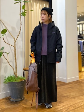 「パタゴニア」｜おかもさん（レディース・158cm）の秋コーディネート